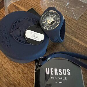 VERSUS VERSACE WATCH, BLUE, NEW